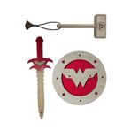 Ahtek Ahşap Oyuncak Seti Wonder Woman Kalkanı Kılıcı ve Ahşap Tor Thor Çekici