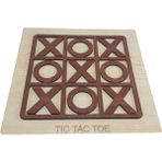 Ahtek Ahşap Tic-Tac-Toe Strateji Oyunu