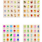 Ahtek Ahşap Yapboz Zeka Kartları Eşleştirme Oyunu Hafıza Kartı Puzzle 4lü Set