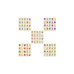 Ahtek Ahşap Yapboz Zeka Kartları Eşleştirme Oyunu Hafıza Kartı Puzzle 5Li SET TÜRKÇE İNGİLİZCE eticset1005
