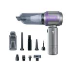 Ahv-19 Kablosuz Araç Içi Süpürge Mor | 17000PA Güçlü Vakum | Fırçasız Motor | Üfleme & Vakum