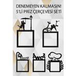 Ahwall 5'li Priz Çerçevesi Deneme Seti