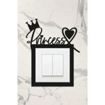 Ahwall Ahşap Priz Çerçevesi Princess Temalı