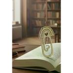 AHWALL AHWKTPAA002 Gökkuşağı Ve Kalp Temalı Ahşap Kitap Ayracı Premium Seri