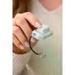 AHWALL AHWKYCP0001 Keycap Mekanik Tekli Tuş Takımı Klavye Anahtarlık Beyaz Granit Desenli (Blue Switch Mekanizma)