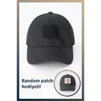 AHWALL AHWSPK Patch Takılabilir Pamuk Şapka, Logo Ve Patch Takılabilir Unisex