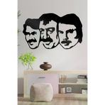 AHWALL AW00010 Orhan, Müslüm, Ferdi Dekoratif Ahşap Tablo