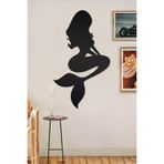 AHWALL AW000106 Deniz Kızı Figürlü Dekoratif Ahşap Tablo