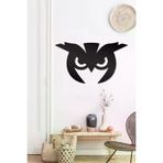 AHWALL AW000107 Baykuş Figürlü Dekoratif Ahşap Tablo