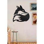 AHWALL AW000110 Fox Figürlü Dekoratif Ahşap Tablo