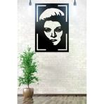 AHWALL AW00020 Zeki Müren Figürlü Dekoratif Ahşap Tablo