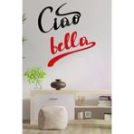 AHWALL AW00024 Ciao Bella Figürlü Dekoratif Ahşap Tablo