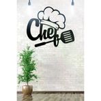AHWALL AW00036 Chef Figürlü Dekoratif Ahşap Tablo