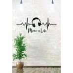 AHWALL AW00097 Music Is Life Figürlü Dekoratif Ahşap Tablo
