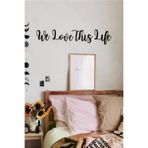 AHWALL AW00217 We Love This Live Yazılı Dekoratif Ahşap Tablo