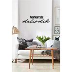 AHWALL AW00220 Tertemiz Delirdik Yazılı Dekoratif Ahşap Tablo