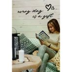 AHWALL AW00237 Every Day Is A Gift Yazılı Dekoratif Ahşap Tablo