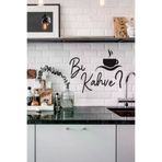 AHWALL AW00240 Bi Kahve Yazılı Dekoratif Ahşap Tablo