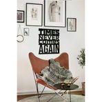 AHWALL AW00248 Times Never Comes Again Yazılı Dekoratif Ahşap Tablo