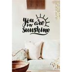 AHWALL AW00252 You Are My Sunshine Yazılı Dekoratif Ahşap Tablo