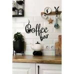 AHWALL AW00255 Coffee Bar Yazılı Dekoratif Ahşap Tablo