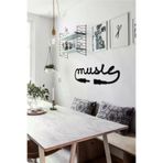 AHWALL AW00258 Music Yazılı Dekoratif Ahşap Tablo