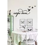 AHWALL AW00262 Carpe Diem Yazılı Dekoratif Ahşap Tablo