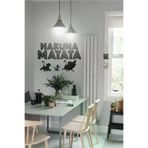 AHWALL AW00265 Hakuna Matata Yazılı Dekoratif Ahşap Tablo