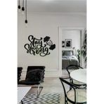AHWALL AW00267 Stay Strong Yazılı Dekoratif Ahşap Tablo