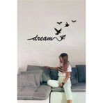 AHWALL AW00281 Dream Yazılı Dekoratif Ahşap Tablo