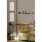 AHWALL AW00285 Believe Yazılı Dekoratif Ahşap Tablo