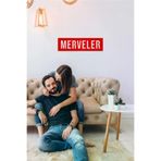 AHWALL AW00290 Merveler Yazılı Dekoratif Ahşap Tablo