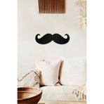 AHWALL AW00352 Bıyık Temalı Dekoratif Ahşap Tablo