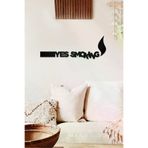 AHWALL AW00353 Yes Smoking Temalı Dekoratif Ahşap Tablo