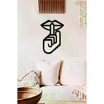 AHWALL AW00371 Sus Işareti Temalı Dekoratif Ahşap Tablo