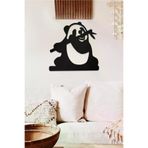 AHWALL AW00380 Panda Temalı Dekoratif Ahşap Tablo