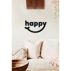 AHWALL AW00394 Happy Temalı Dekoratif Ahşap Tablo