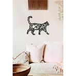 AHWALL AW00415 Kedi Temalı Dekoratif Ahşap Tablo
