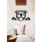 AHWALL AW00423 Köpek Temalı Dekoratif Ahşap Tablo