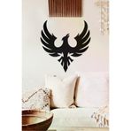 AHWALL AW00448 Kartal Silüeti Temalı Dekoratif Ahşap Tablo