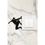 AHWALL AW80205 Ahşap Priz Çerçevesi Spiderman Temalı
