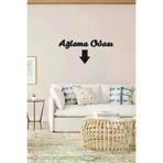 AHWALL AWNAĞ01 Ağlama Odası Yazılı Dekoratif Ahşap Tablo