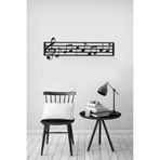 AHWALL AWNOTA01 Müzik Notaları Ahşap Duvar Dekor Tablo