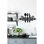 AHWALL AWTEST02 Kitchen Yazılı & Figürlü Dekoratif Ahşap Tablo