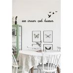 Ahwall Az Insan Çok Huzur Yazılı Dekoratif Ahşap Tablo AW00263