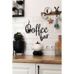 Ahwall Coffee Bar Yazılı Dekoratif Ahşap Tablo