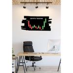 Ahwall Crypto Trading Premium Ahşap Mdf Dekoratif Tablo