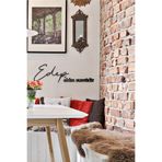 Ahwall Edep Aklın Suretidir Yazılı Dekoratif Ahşap Tablo