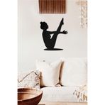 Ahwall Egzersiz Temalı Dekoratif Ahşap Tablo, 35 x 40