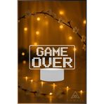 Ahwall Game Over Yazılı 3D Dekoratif Led Lamba